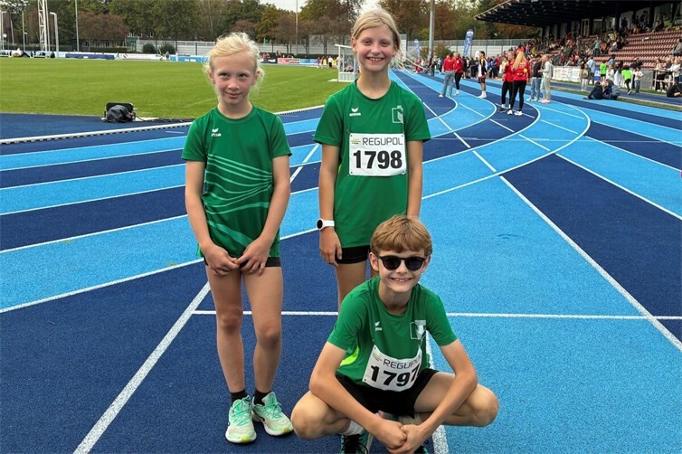 Mia Pietrzyk, Lena Oswald und Lukas Artz in Ratingen