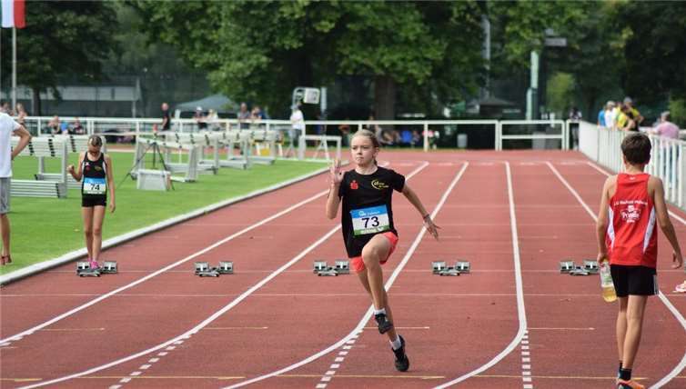 Mia Zerwas beim 800-Meter-Lauf.privat