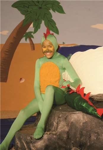 Mica Schneider als Urmel. privat