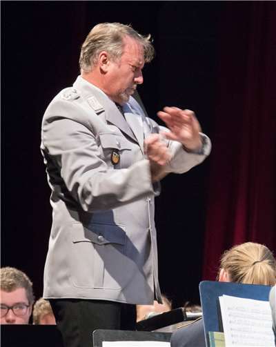 Michael Euler dirigierte das Ausbildungskorps.