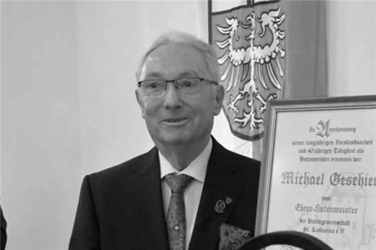 Michael Geschier. (†)  Foto: Archiv / GS