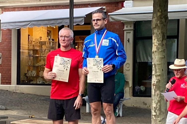 Michael Krämer sicherte sich den 1. Platz in der Altersklasse 55.