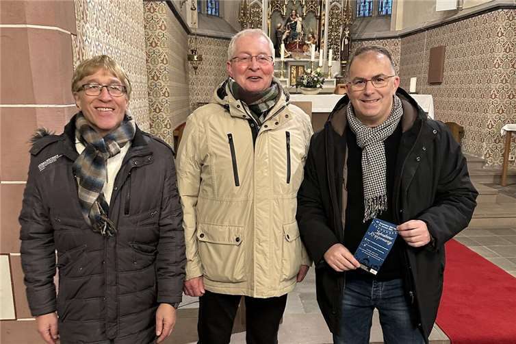 Michael Loch, Josef Maldener und Ottavio De Martinis (von links).Foto: Förderkreis