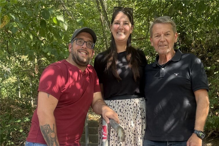 Michael Matern, Lara Cordier und Peter Busch Vorstandsmitglieder SPD Breisiger Land