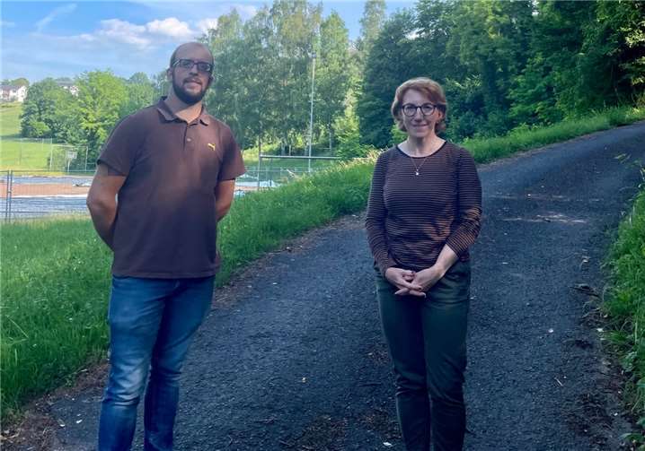 Michael Matern mit Susanne Müller. Foto: privat