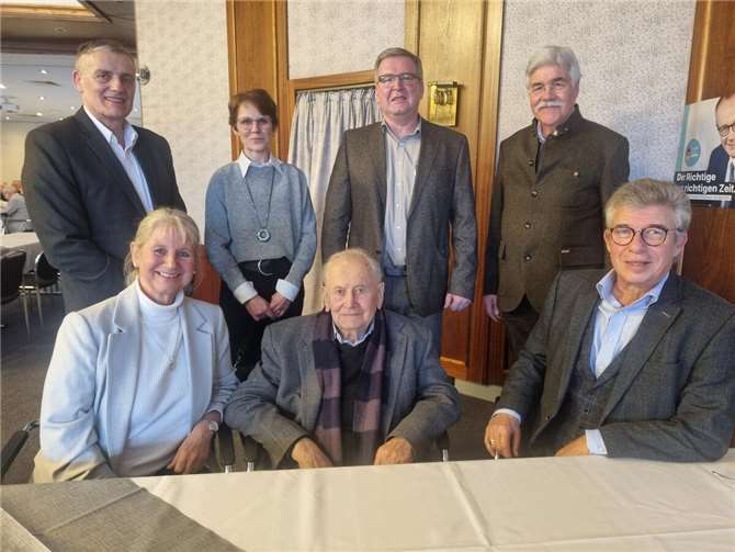 Michael Saghy mit 95 Jahren das älteste Mitglied der CDU Bad Breisig.  Foto: privat