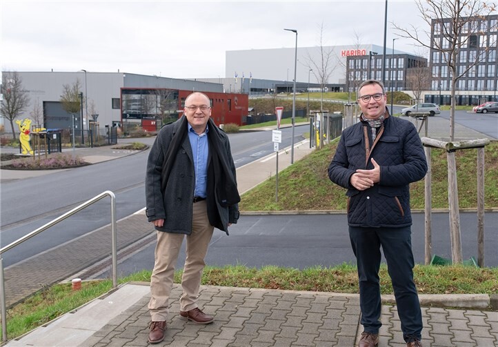 Michael Schneider (l.) und Horst Gies MdL stehen beim „politischen Aschermittwoch“ virtuell Rede und Antwort. Foto: privat