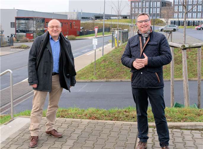 „Michael Schneider (l.) und Horst Gies MdL“.Foto: CDU