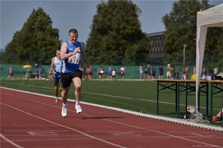 Michael Stumpf vom SV Urmitz war über die 100m und 200m im Einsatz. Foto: privat