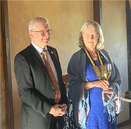 Michael Wagener übergab das Amt des Präsidenten an Klaudia Hendricks. Foto: privat