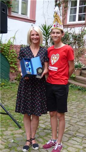 Michaela Dasbach wurde geehrt.