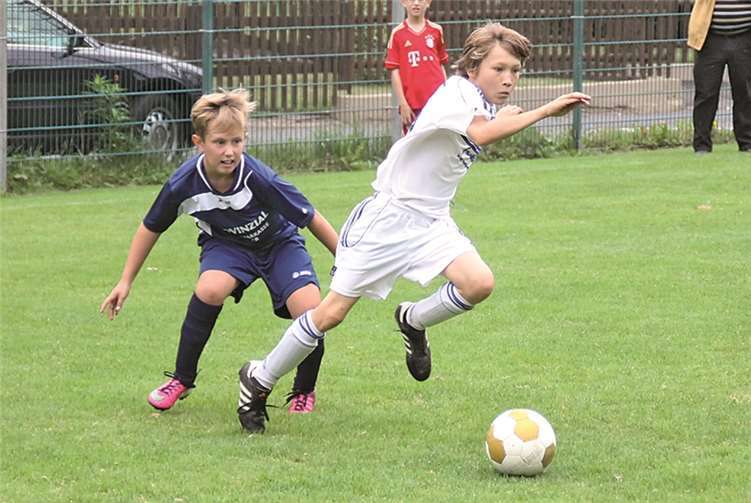 Michel Marmann (r.) konnte sich doppelt in die Torschützenliste eintragen.privat