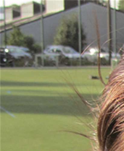 Michelle Düchting verhinderte Schlimmeres. privat