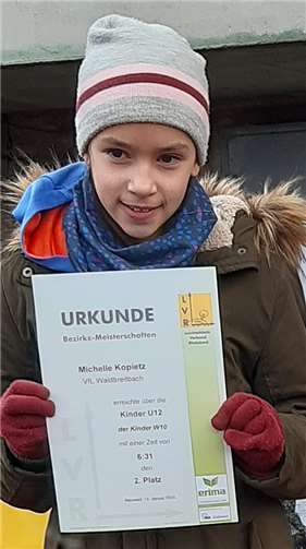 Michelle Kopietz landete auf dem zweiten Platz.