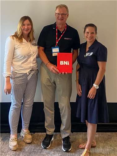 Michelle Pforr, Frank Zender (Chapterdirektor) und Dr. Florence Klose. Foto: Sebastian Gratzfeld / CDU Koblenz