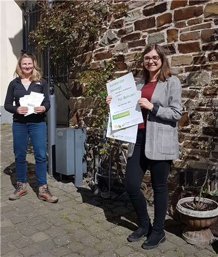 Michels und Zenner vom Arbeitskreis „Bolivienpartnerschaft“ sind startklar für die Aktion „Solidarität bewegt“.Foto: privat