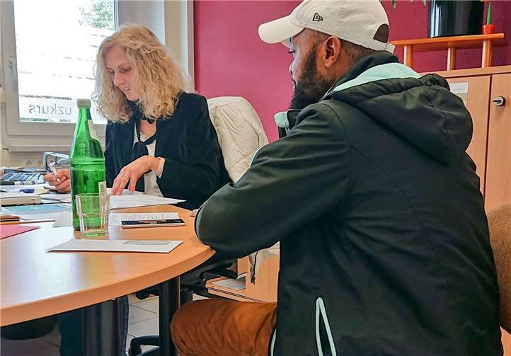 Migrationsberatung beim DRK für freiwillig ausreisende Migranten.Foto: privat