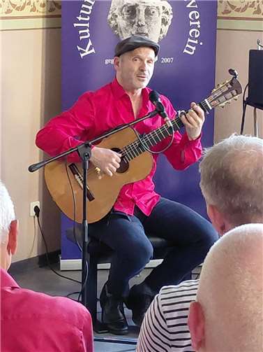 Miguel Wolf begeisterte erneut in Synagoge Niederzissen. Foto: privat