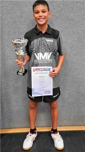 Mika Korn dominierte die Jungenklassen 13 und 15 Jahre.  Foto: M. Schreiber