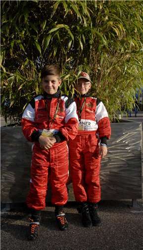 Mika und Florian konnten sehr gute Ergebnisse in Sinsheim erzielen.