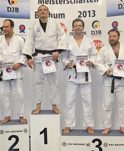 Mike Daniel vom SV Urmitz hat bei den Offenen Deutschen Meisterschaften der Ü30 in Bochum die Goldmedaille in der Gewichtsklasse bis 100 kg der Altersklasse M2 (35-39 Jahre) gewonnen. privat
