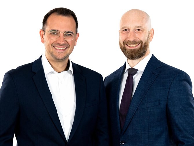 Mike Schmickler und David Bachem.  Foto: Claudia Flueck
