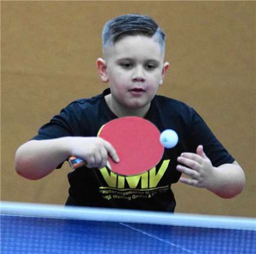 Milano Munk, unbesiegt beim ersten Meisterschaftsspiel seines Lebens.  Foto: M. Schreiber