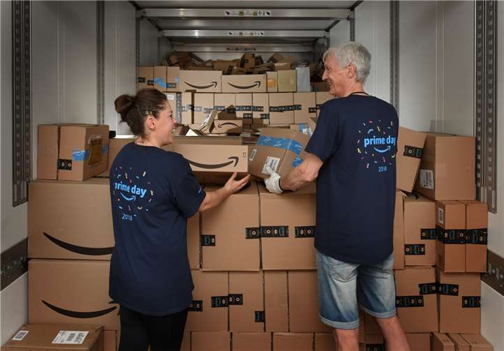 Millionen Artikel wurden während des Prime Days gekauft, das Amazon Logistikzentrum in Koblenz war mit dabei.privat