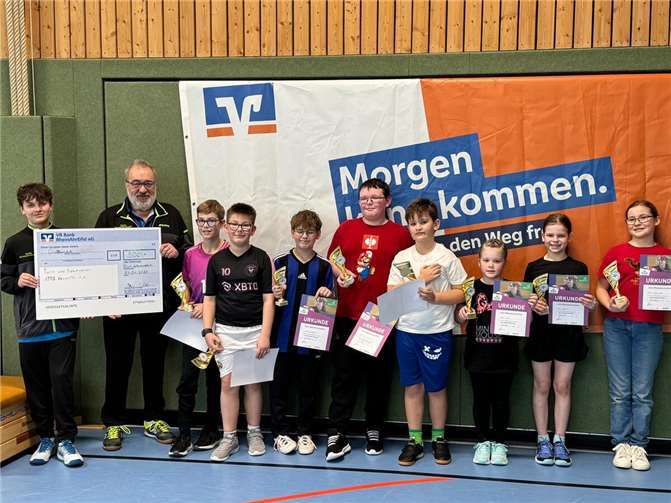 Mini-Meisterschaften: Vier junge Sieger qualifizieren sich für den Kreisentscheid. Quelle: TuS-PSV Bad Neuenahr-Ahrweiler
