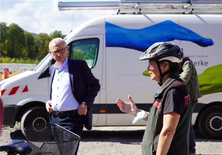 Ministerin Höfken erklärte in ihrem Grußwort, dass die Landesgartenschau ein Projekt ist, das für die Stadt große Chancen bietet.
