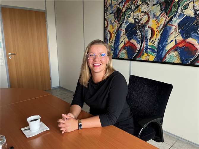 Miriam Schuff im Interview bei BLICK aktuell. Foto: AP