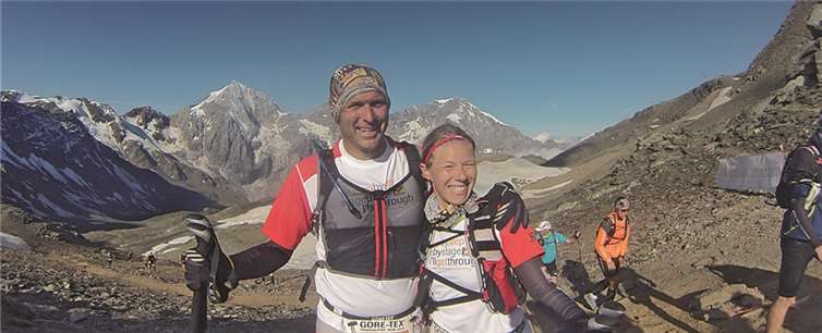 Mirko Dreiser und Jessica Loos teilten das unvergessliche Erlebnis den „Transalpine Run 2013“ gemeinsam zu absolvieren. privat