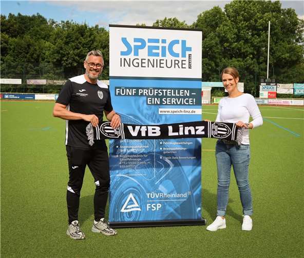 Mirko Schopp und Sara Bellinghausen  Foto: VfB Linz