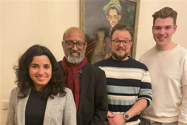 Misbah Khan, Josef Winkler, Björn Schmeling, Yannik Maaß, es fehlt Kim Theisen.Foto: privat
