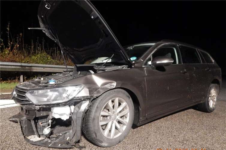 Mit 1,1 Promille sorgte der Unfallverursacher für einen Schaden von rund 37 000 Euro