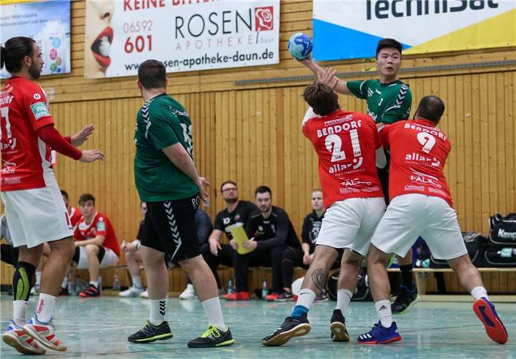 Mit 14:8 ging es in die Pause.Quelle: Turnerschaft Bendorf