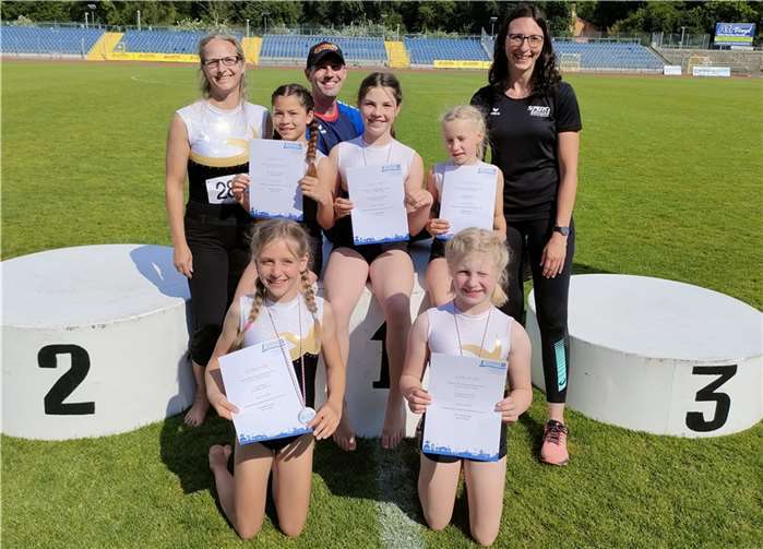 Mit 19 engagierten Starterinnen war der TV 08 Baumbach gut vertreten.