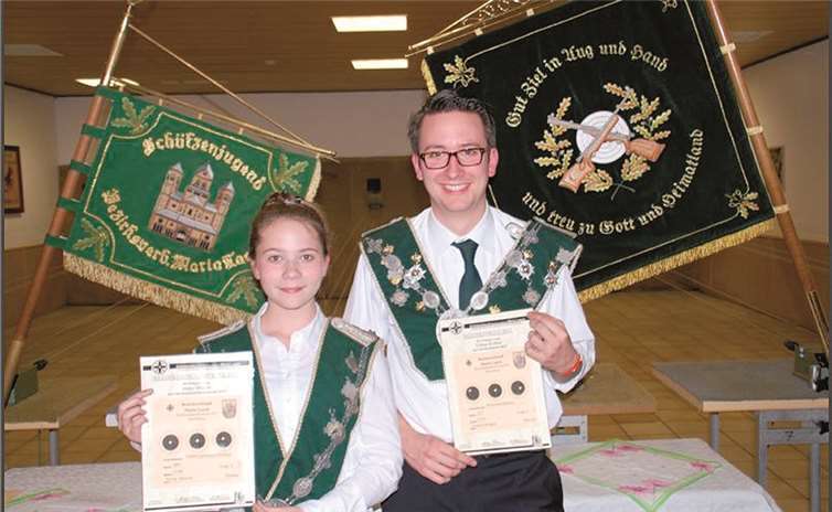 Mit 30 Ringen holte sich Jenny Miesen den Titel in Kürrenberg. Privat