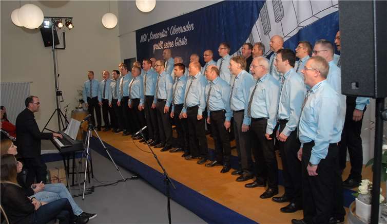 Mit 31 aktiven Sängern kann der MGV „Concordia“ Oberraden alle Stimmlagen gut besetzen.