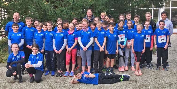 Mit 46 Schülerinnen und Schülern nahm die Philipp Freiherr von Boeselager Realschule plus Ahrweiler an der Ahrkreisstaffel teil.Foto: privat