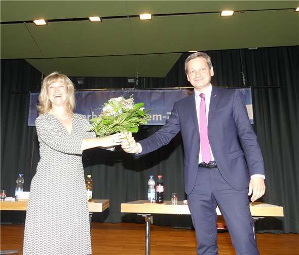 Mit 95 Prozent der Delegiertenstimmen wurde Landtagsabgeordnete Anke Beilstein erneut zur CDU-Direktkandidatin gewählt.Fotos: TE