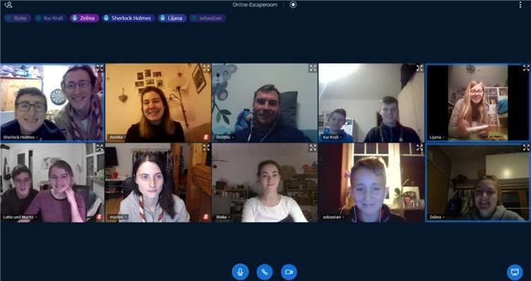 Mit Abstand und doch zusammen löste der Stamm der Treverer das Rätsel um Sanna Virtannen. Foto: privat