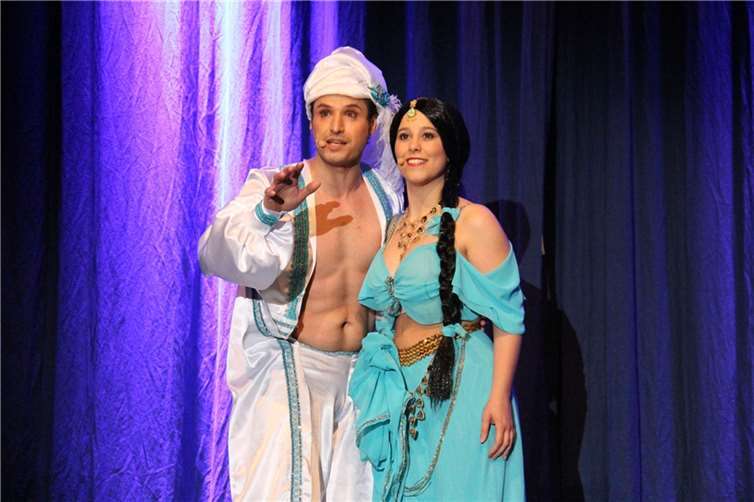 Mit „Aladdin“ tauchen die Zuschauer in eine ferne Welt ein.  Quelle: Why Not?! Events