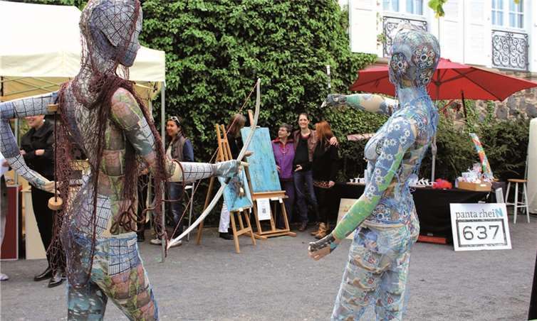 Mit „Amazone & Google“ lud „panta r(h)ein“ 637 Künstlerkollegen zur Vernetzung ein. DL