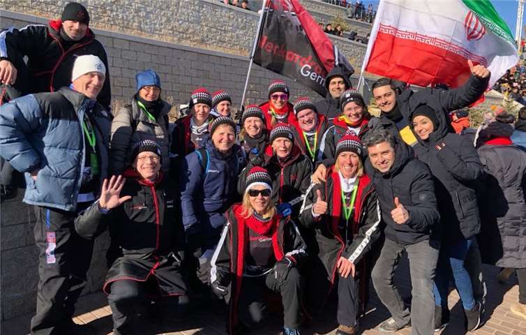 Mit Begeisterung war die Renngemeinschaft aus Deutschland, darunter die Koblenzerin Karin Gilles-Müller, in Duolun City dabei.  privat