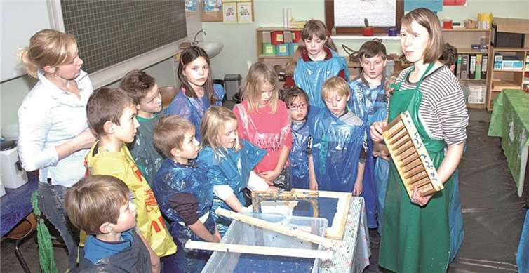 Mit Begeisterung waren die Kinder bei der Sache. UM