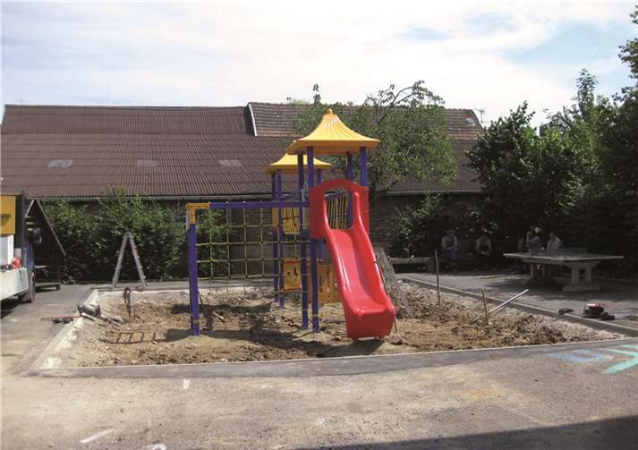 Mit Beginn des neuen Schuljahrs kann das Spielgerät genutzt werden - auch außerhalb der Schulzeiten.