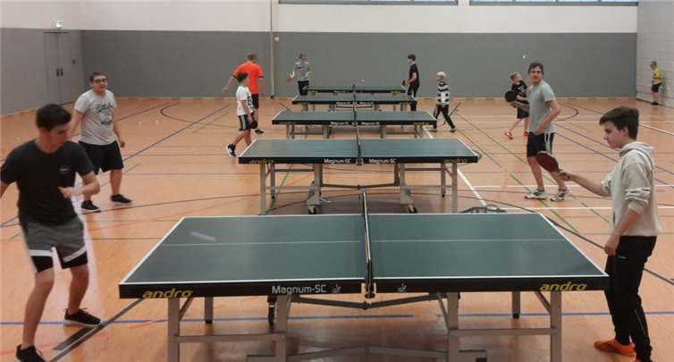 Mit Feuereifer beim Training.