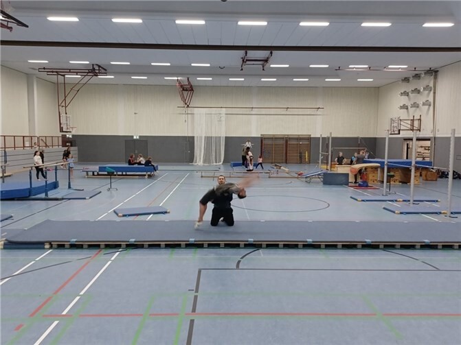 Mit Freude konnte die TG`ler das Training in gewohnter Umgebung aufnehmen. Foto: privat