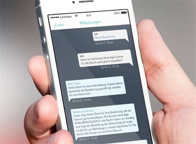 Mit Hilfe der neuen App können die Kunden lange Wege und Zeit einsparen.